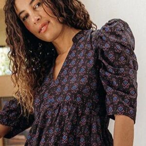 🩷 Matta Vayu Tapi Dress Black Pink Blue, NEW! Size Large - Retail price $345